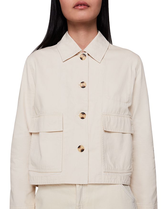 Whistles Marie Button Front Jacket | Bloomingdale's