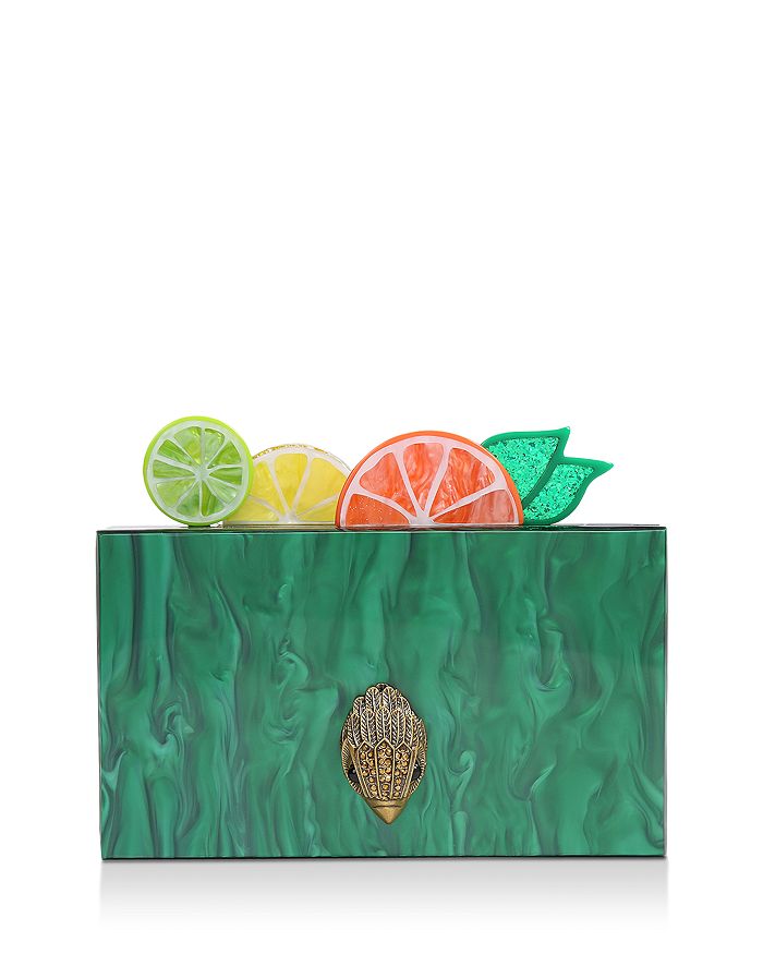Mae Lou Lola Slim Leather Crossbody Bag - The Green Pineapple