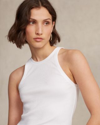 Cotton Sleeveless Ribbed Tank Top