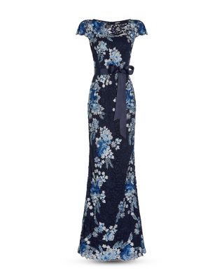 Adrianna Papell Embroidered Lace Gown | Bloomingdale's Women