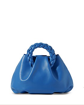 Mini Vsling Denim Handbag With Rhinestones for Woman in Blue