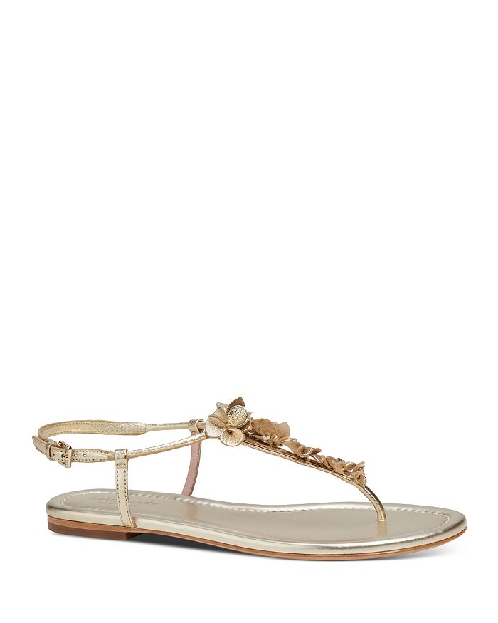 Kate Spade New York Petit Women's Flip Flop Sandals, Pale Gold, Size 7.5