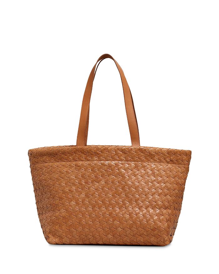 Madewell Large Woven Leather Tote