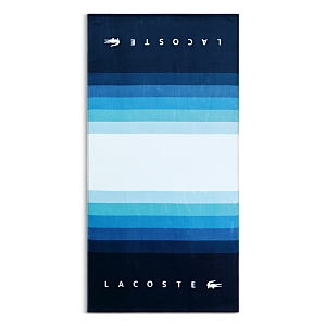 Lacoste St Martin Beach Towel In Navy