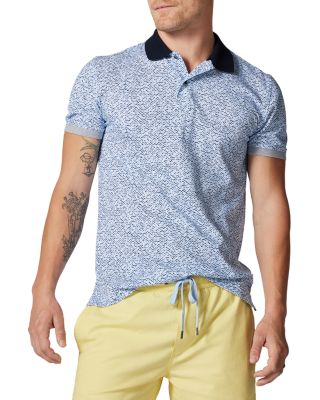 Rodd & Gunn - Bell Valley Slim Fit Wave Print Polo Shirt