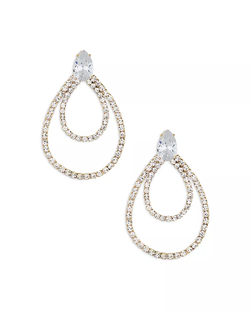 Ettika Crystal Serenity Dangle Earrings