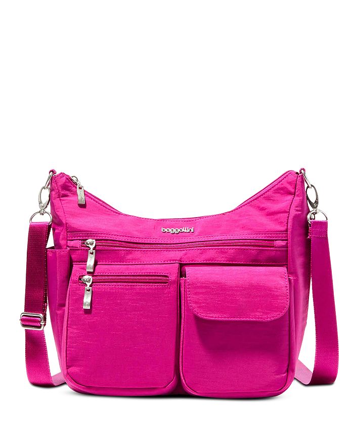 Baggallini Modern Everywhere Hobo Bag In Pink