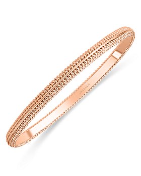 HARAKH - Sunlight Beaded Bangle Bracelet in 18K Rose Gold