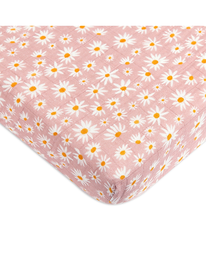 Babyletto Mini Crib Sheet in Gots Certified Organic Muslin Cotton