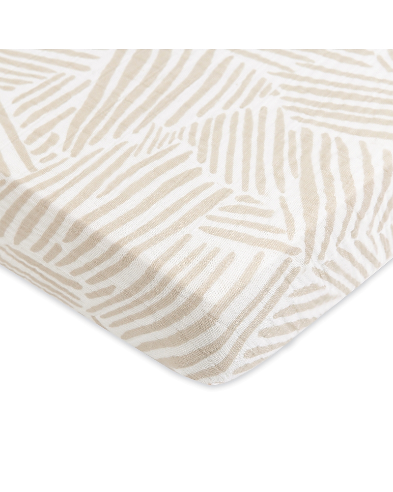 Babyletto Mini Crib Sheet in Gots Certified Organic Muslin Cotton