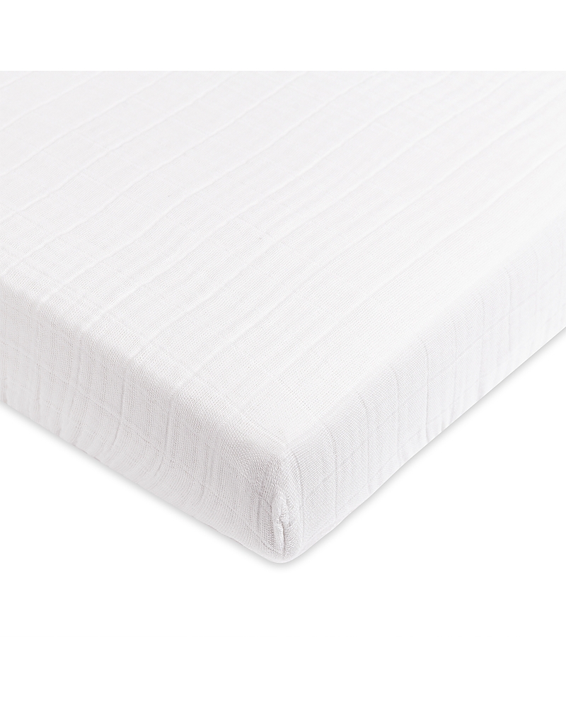 Babyletto Mini Crib Sheet in Gots Certified Organic Muslin Cotton