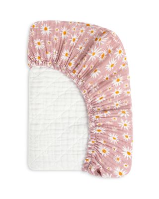 Quilted Changing Pad Cover in GOTS Certified Organic Muslin Cotton