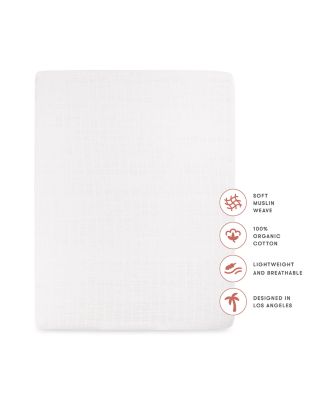 All Stages Midi Crib Sheet in GOTS Certified Organic Muslin Cotton