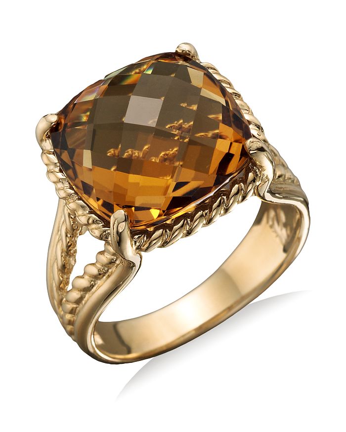 Bloomingdale's 14K Yellow Gold Citrine Ring 100 Exclusive