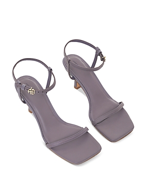 Anine Bing Women's Invisible Strappy High Heel Sandals In Purple