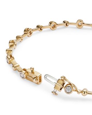 Diamond Station Bracelet in 14K Gold, 0.50 tcw  