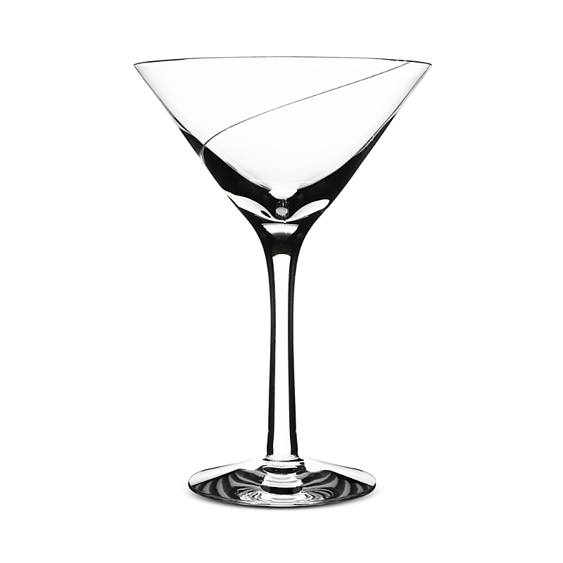 Kosta Boda Line 7.78 Oz. Lead Free Crystal Martini Glass In Clear