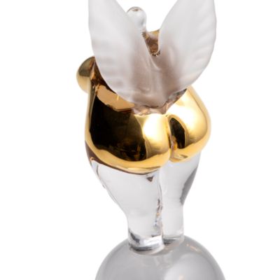 Golden Angel Glass Sculpture