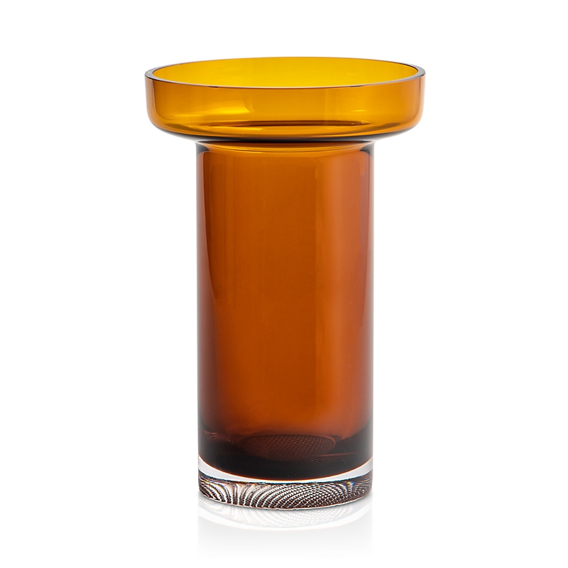 Kosta Boda Limelight Tall Vase In Amber