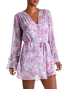 In Bloom by Jonquil Floral Print Wrapper Robe