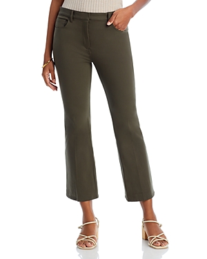 THEORY CROPPED KICK FLARE PANTS