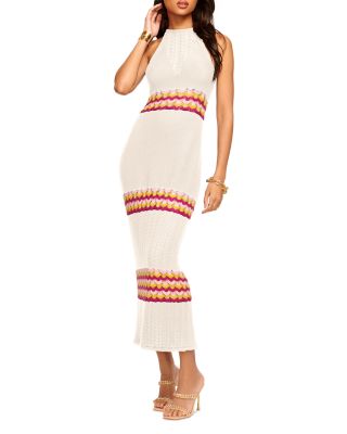 chinese dress ladies Beach Bound Multi Chevron Knit Dress