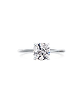 De Beers Forevermark - Platinum Icon Delicate Diamond Engagement Ring 