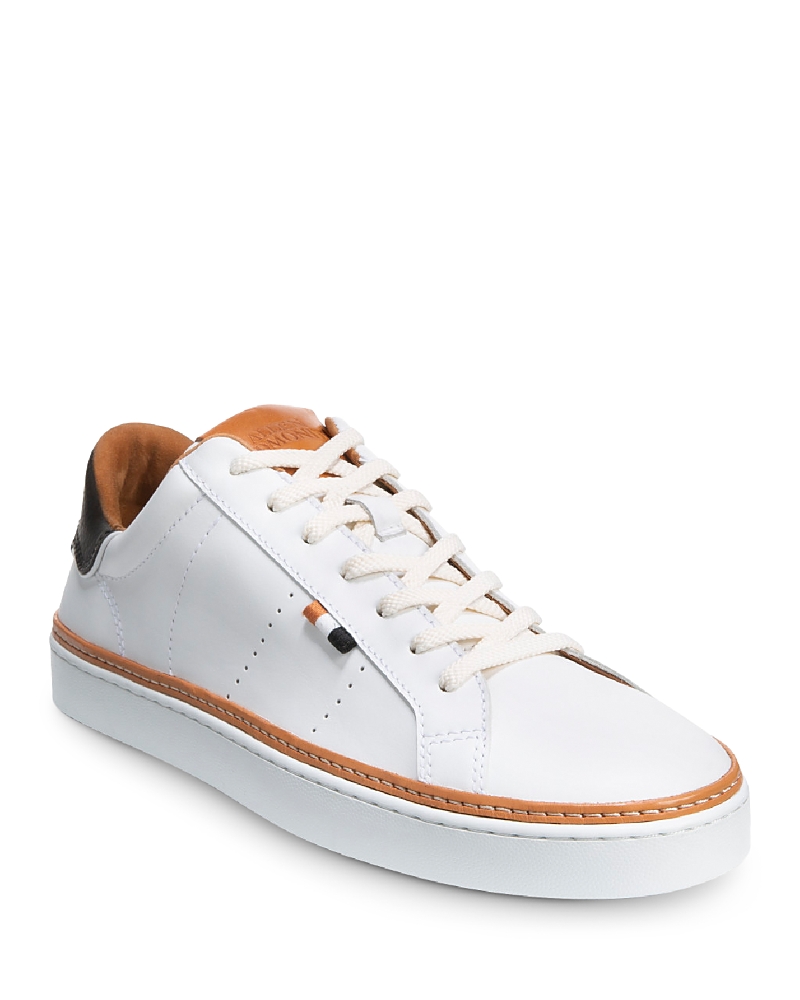 Allen Edmonds Men's Alpha Low-top Leather Sneakers In White