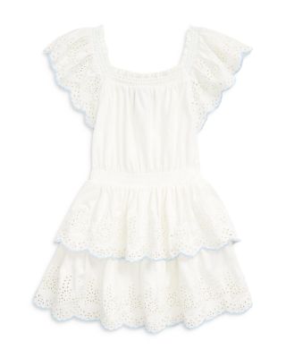 knee length dresses for ladies Ralph Lauren White Lace Dress EU 44