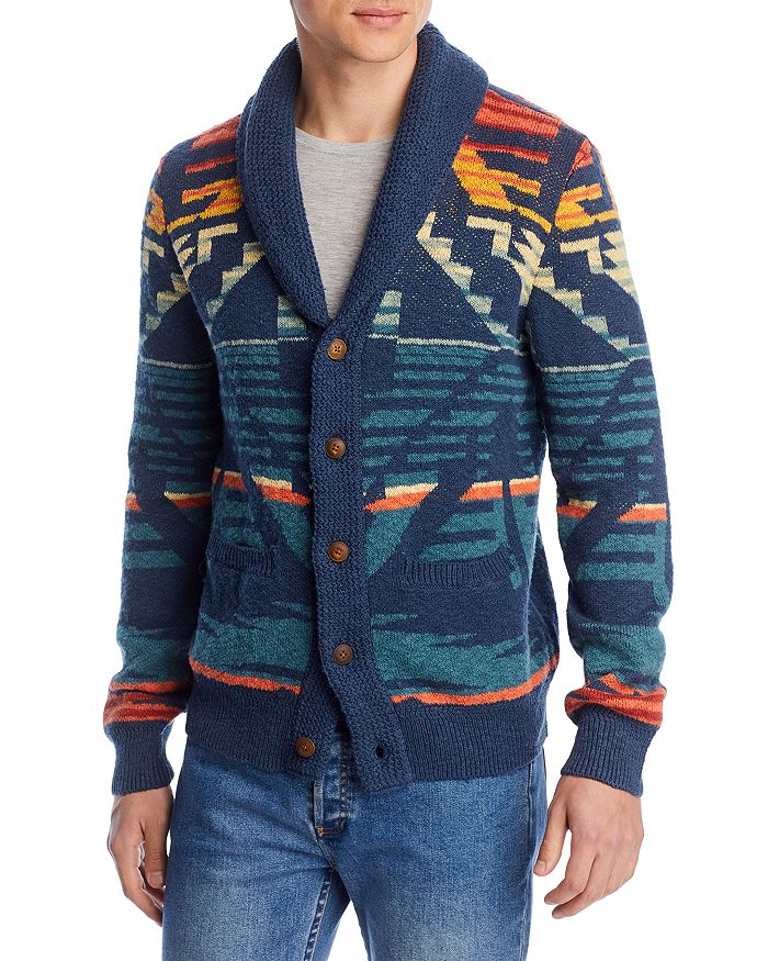 Faherty Lehi Cotton Regular Fit Shawl Collar Cardigan | Bloomingdale's