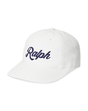 Polo Ralph Lauren Appliqued Twill Ball Cap In Deckwash White