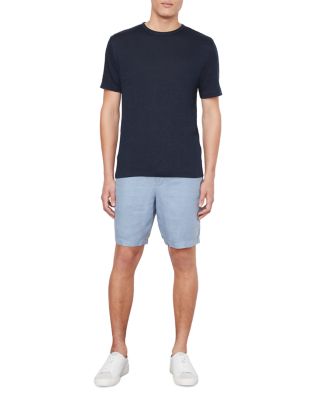 Linen Short Sleeve Crewneck Tee