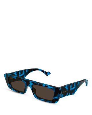 Gucci Generation Rectangular Sunglasses, 54mm | Bloomingdale display picture 3
