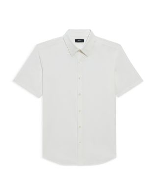 Irving Short-Sleeve Shirt in Structure Knit