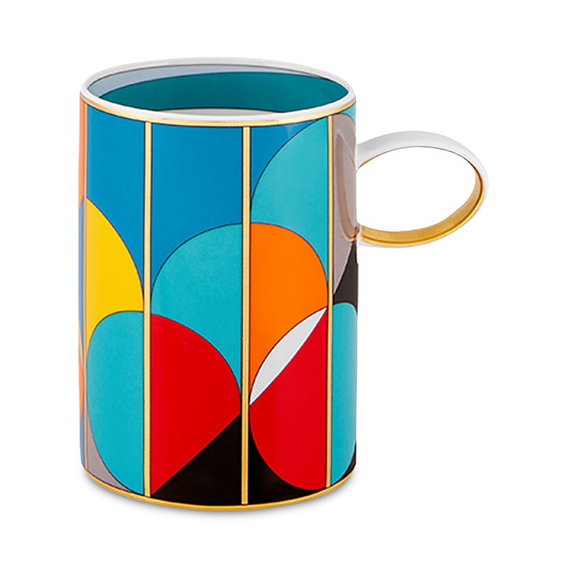 Vista Alegre Futurismo Porcelain Mug In Multi