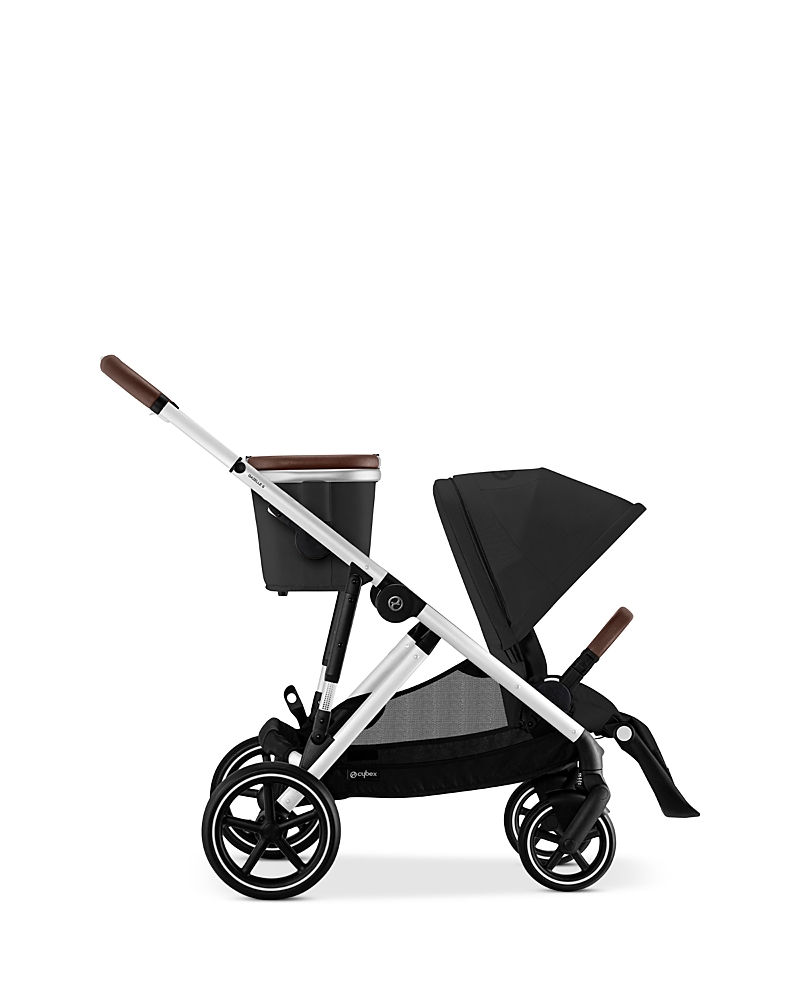 Cybex Gazelle S Single To Double Stroller In Moon Black