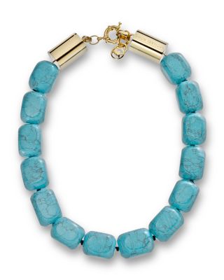michael kors turquoise necklace