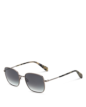 Rag & Bone 52mm Gradient Square Sunglasses In Silver/gray Gradient