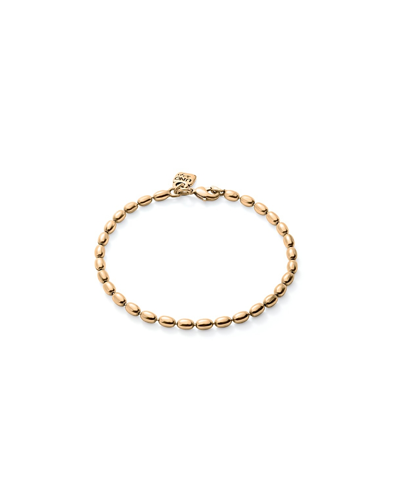 Unode50 18K Gold-Plated Charm Bracelet with Oval Links