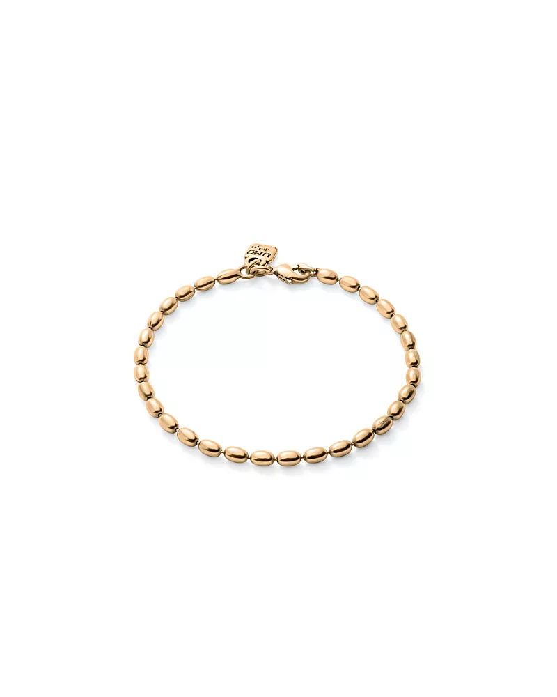 Unode50 18K Gold-Plated Charm Bracelet with Oval Links