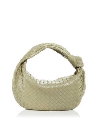 Small Jodie Intrecciato Leather Top Handle Bag