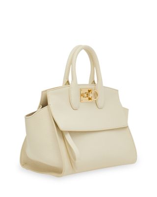 Studio Soft Small Leather Top Handle Bag