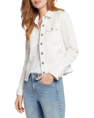 Frayed Hem Denim Jacket
