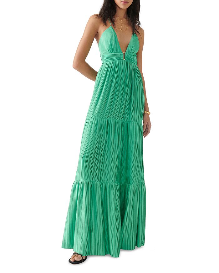 Ba&Sh | Vaddie Long Dress | M | Green