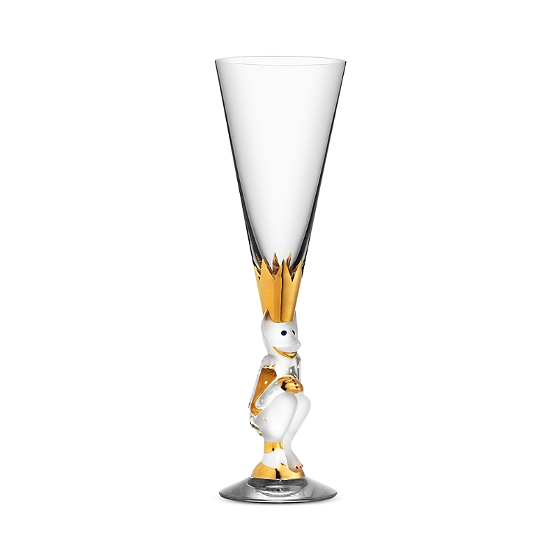 Orrefors Sparkling Devil Champagne Flute In Clear