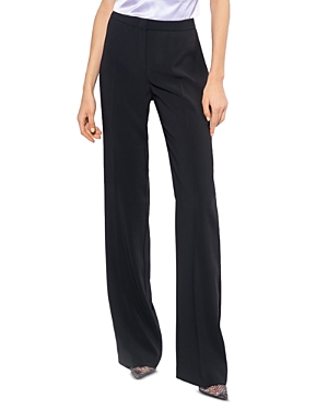 Pinko High-waisted Crepe Trousers In Z99