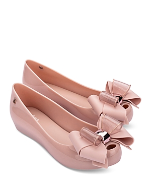 Melissa Ultragirl Sweet Xxi Flat In Pink Glitter