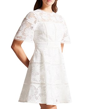 Ted Baker - Lydiiha Tiered Lace Fit and Flare Dress