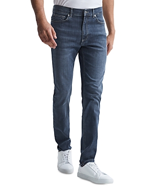 Reiss James Slim Fit Jeans In Washed Indigo