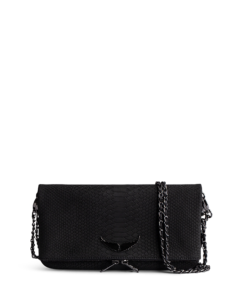 Zadig & Voltaire Rock Soft Savage Small Leather Handbag